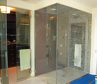 glass shower doors photo